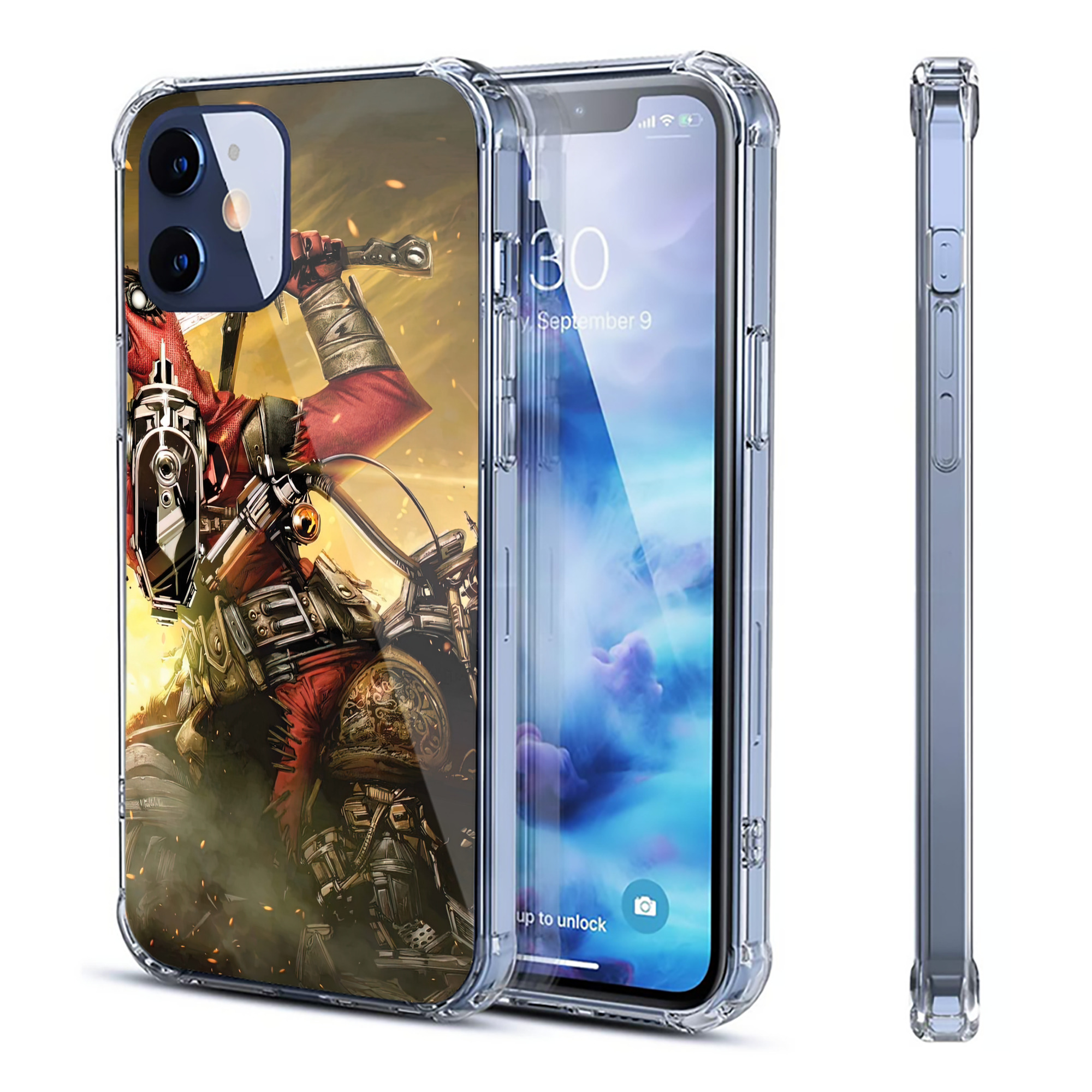 （画像用） Deadpool デッドプール 【iPhone 12シリーズ対応】透明スマホケース（クリアソフトケース）